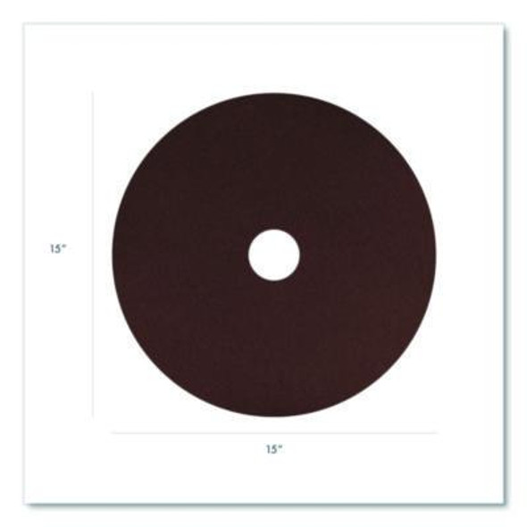 Ecoprep Epp Specialty Pads, 15" Diameter, Maroon, 10/Carton