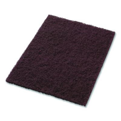 Dominator Strip Pad, 14" x 20", Burgundy, 5/Carton