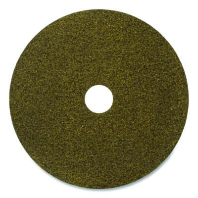 Black Diamond 1500 Grit Diamond Pad, 20" Diameter, Black And Yellow, 2/Carton