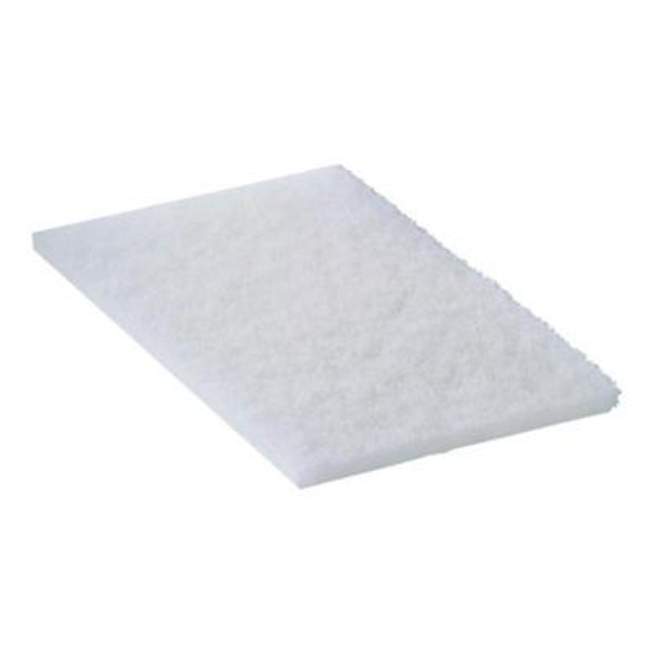 92-98 Light Duty Hand Pad, 6 x 9, White, 20/Carton