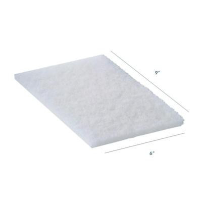 92-98 Light Duty Hand Pad, 6 x 9, White, 20/Carton