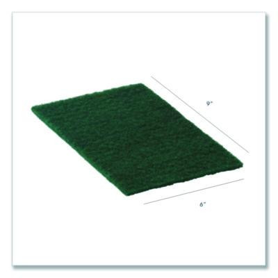 90-96 Medium Duty Hand Cleaning Pad, 6" x 9", Green, 20/Pack, 3 Packs/Carton