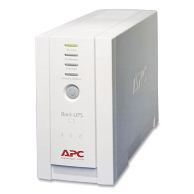 Bk350 Back-Ups Cs Battery Backup System, 6 Outlets, 350 Va, 1,020 J