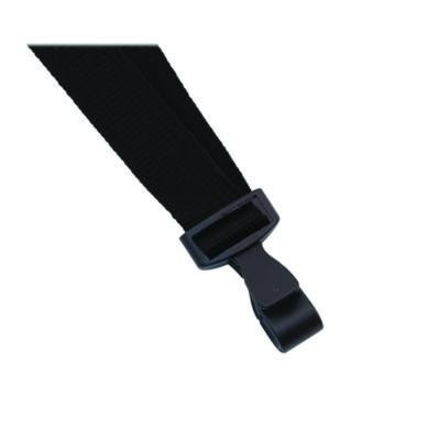 Breakaway Lanyard With Plastic Hook, 36" Long, Black, 12/Pack