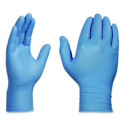 Industrial Nitrile Gloves, Powder-Free, Small, 3 Mil Thick, 9.5" Long, Blue, 100/Box