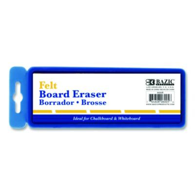 Whiteboard And Chalkboard Eraser, 5" x 2" x 1", White