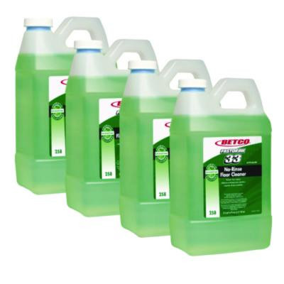 Bioactive Solutions No-Rinse Fastdraw Floor Cleaner, Rain Fresh Scent, 2 L Bottle, 4/Carton