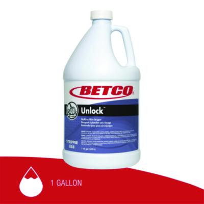 Unlock Floor Stripper, 1 Gal Bottle, 4/Carton