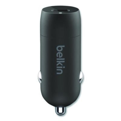 Boost Charge Usb-Pd Car Charger + Usb-C To Usb-C Cable, 30 W, Usb-C, Black