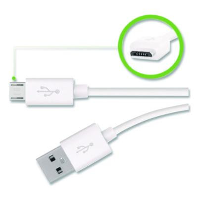 Mixit Micro Usb Chargesync Cable, 4 Ft, White