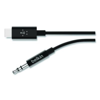 Rockstar 3.5Mm Audio Cable With Usb-C Connector, 3 Ft, Black