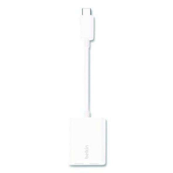 Rockstar Usb-C Audio + Charge Adapter, White