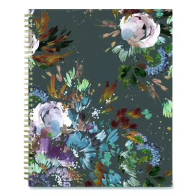 Kelly Ventura Midnight Garden Weekly/Monthly Planner, Floral Artwork, 11 x 8.5, Multicolor Cover, 12-Month (Jan To Dec): 2026