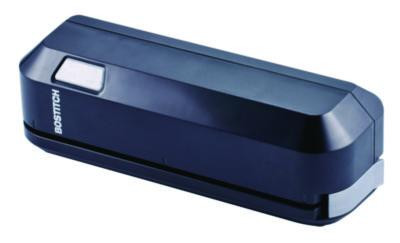 20-Sheet Electric Three-Hole Punch, 9/32" Holes, Black