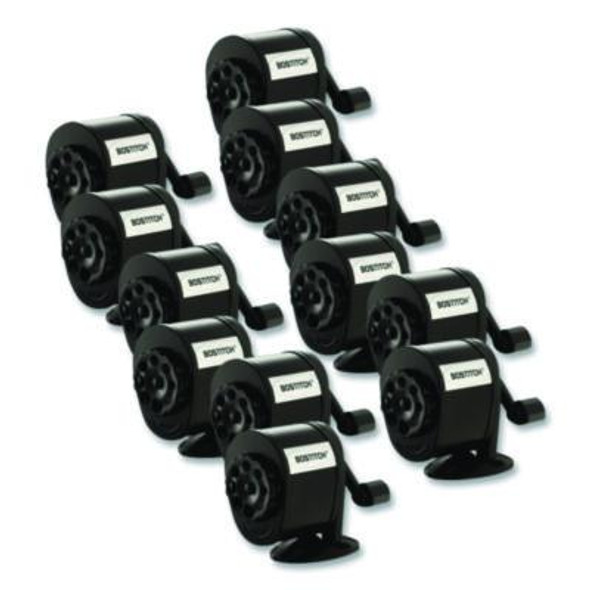 Manual Pencil Sharpener, 2.68 x 4.33 x 5.43, Black, 12/Carton