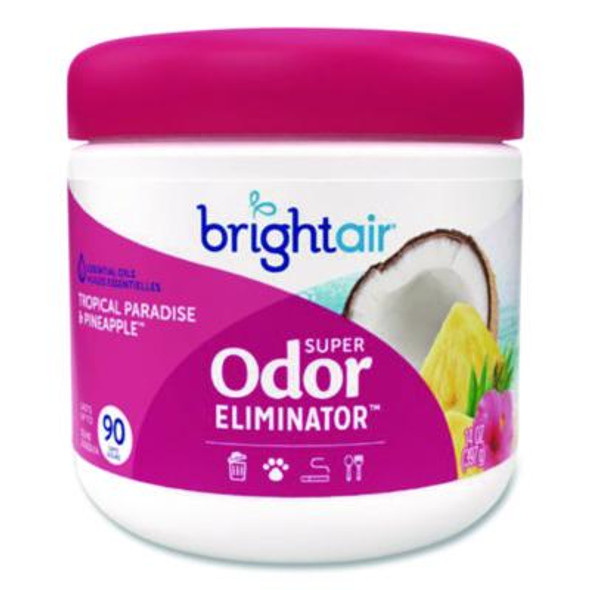 Super Odor Eliminator, Tropical Paradise And Pineapple, 14 Oz Jar