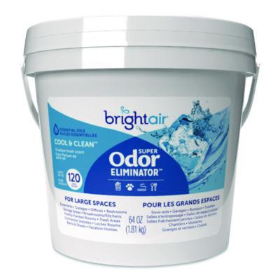 Super Odor Eliminator Gel For Large Spaces, Cool And Clean, 64 Oz Tub