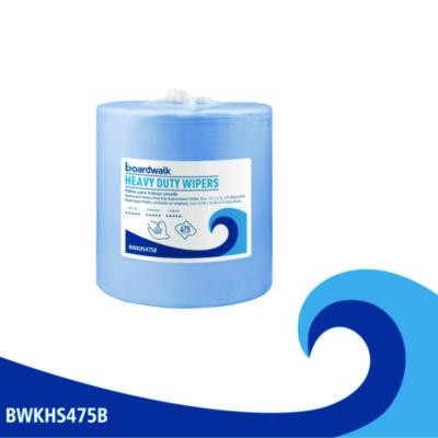 Hydrospun Wipers, 12 x 12, Blue, 475 Sheets/Roll