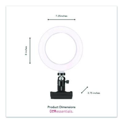 Universal Ring Light, 6" Dia, Black