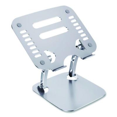 Adjustable Laptop Riser Stand, 10.62" x 9" x 1.5" To 5", Silver