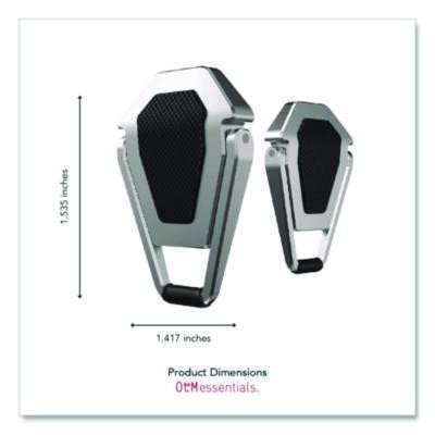 Laptop Kickstand, 2.77" x 0.6" x 3.97, Silver/Black