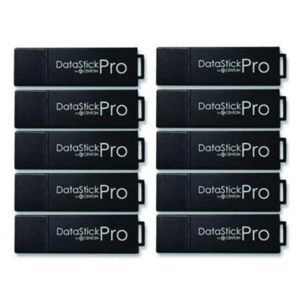 Datastick Pro Usb 3.2 Type A Flash Drive, 64 Gb, Black, 10/Pack