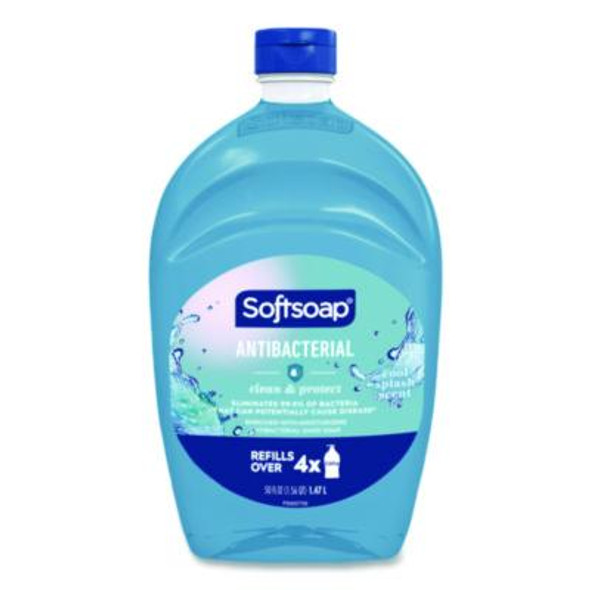 Antibacterial Liquid Hand Soap Refill, Cool Splash, 50 Oz Bottle