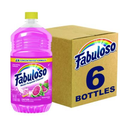 Multi-Use Cleaner, Watermelon Scent, 56 Oz Bottle, 6/Carton