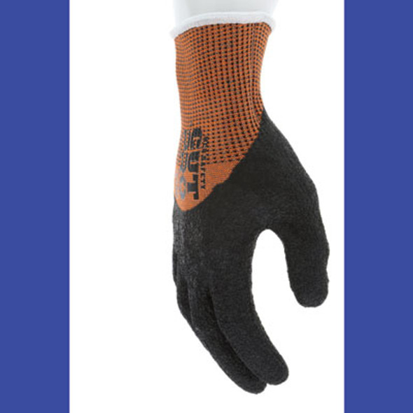 Cut Pro 92743Lt Gloves, 10" Long, X-Large, Black/Orange, 12 Pairs