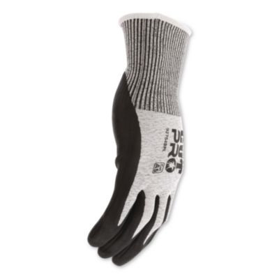 Cut Pro 92754Bp Gloves, 10" Long, Medium, Black/Gray, 12 Pairs