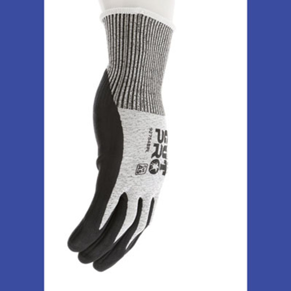 Cut Pro 92754Bp Gloves, 10" Long, X-Large, Black/Gray, 12 Pairs