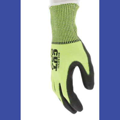 Cut Pro 9277Pu Gloves, 10" Long, Large, Black/Lime, 12 Pairs