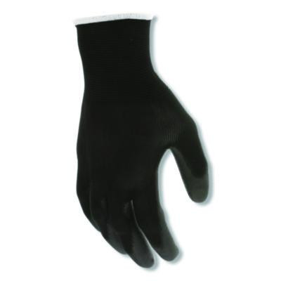 Work Gloves, 10" Long, Small, Black, 12 Pairs