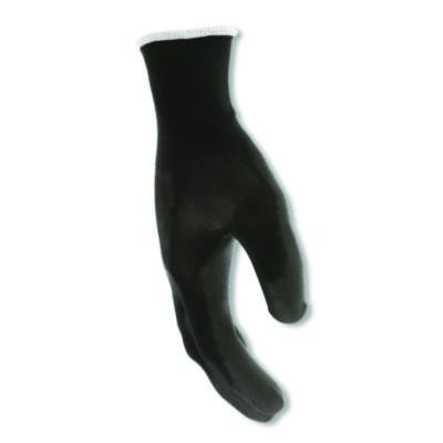 Work Gloves, 10" Long, X-Large, Black, 12 Pairs