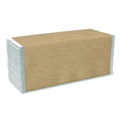Select Folded Paper Towels, C-Fold Towels, 1-Ply, 3.75 x 10, White, 198 Towels/Pack, 12 Packs/Carton