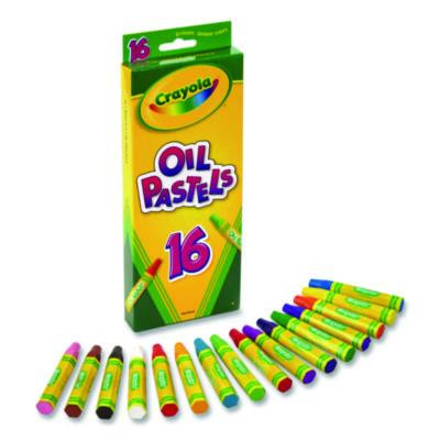 Oil Pastels,16 Assorted Colors, 16/Pack