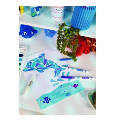 Washable Watercolor Paint, 24 Assorted Colors, Palette Tray