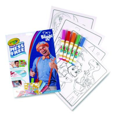 Blippi Color Wonder Kit, Includes Five Markers, Ages 3 And Up, 18 Pages