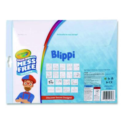 Blippi Color Wonder Kit, Includes Five Markers, Ages 3 And Up, 18 Pages
