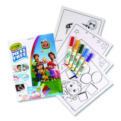 Cocomelon Color Wonder Kit, Includes Five Markers, Ages 3 And Up, 18 Pages