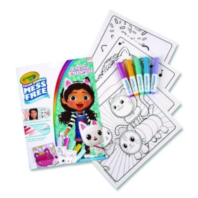 Gabby's Dollhouse Color Wonder Kit, Includes Five Markers, Ages 3 And Up, 18 Pages