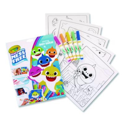 Pinkfong Baby Shark Color Wonder Kit, Includes Five Markers, Ages 3 And Up, 18 Pages