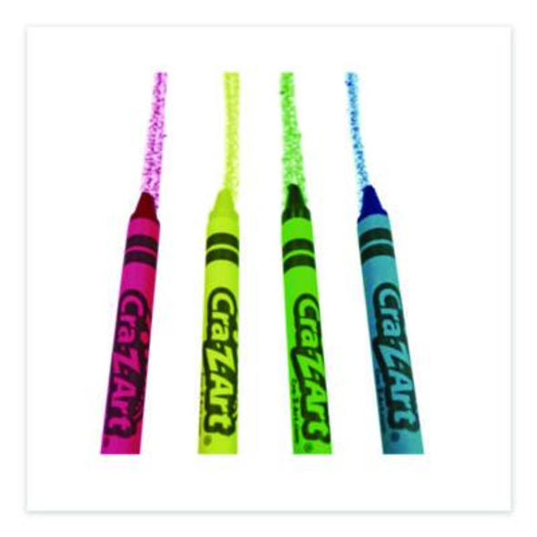 Crayons, Regular Size, 4 Assorted Colors, 4/Box, 12 Boxes/Pack