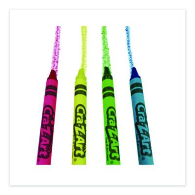 Crayons, Regular Size, 4 Assorted Colors, 4/Box, 12 Boxes/Pack