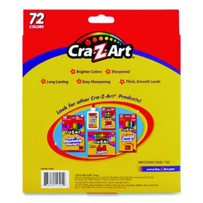 Colored Pencils, 72 Assorted Lead And Barrel Colors, 72/Box