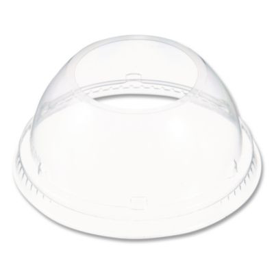 Dome-Top Sundae/Cold Cup Lids, Fits 12 Oz To 24 Oz Cold Cups, Plastic, Clear, 1,000/Carton
