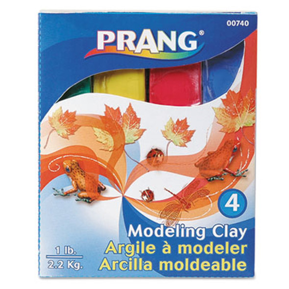 Modeling Clay Assortment, 0.25 Lb Each, Blue, Green, Red, Yellow, 1 Lb