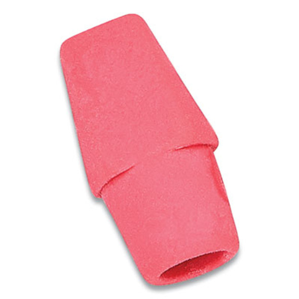 Wedge Cap Erasers, For Pencil Marks, Pink, 144/Box
