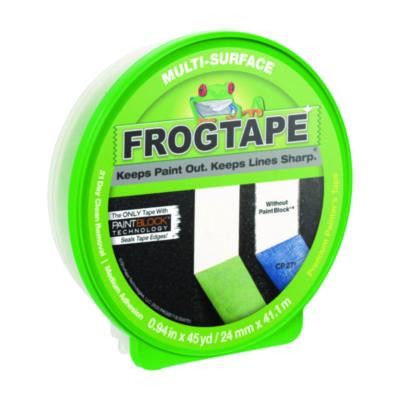 Frogtape Multi-Surface Painting Tape, 0.94" x 45 Yds, Green
