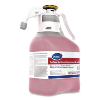 Hard Surface Sanitizer, Unscented, 1.4 L Smartdose, 2/Carton